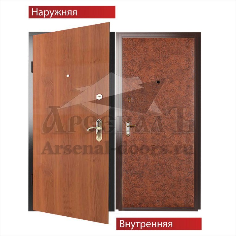 Стальная дверь Ламинат - Винилискожа