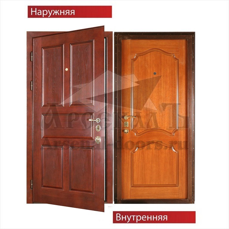Металлическая дверь Массив - МДФ филенка