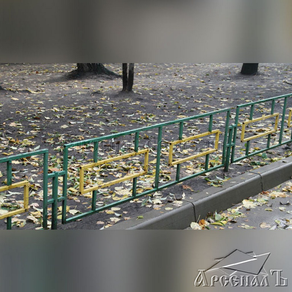 Газонное ограждение из стали