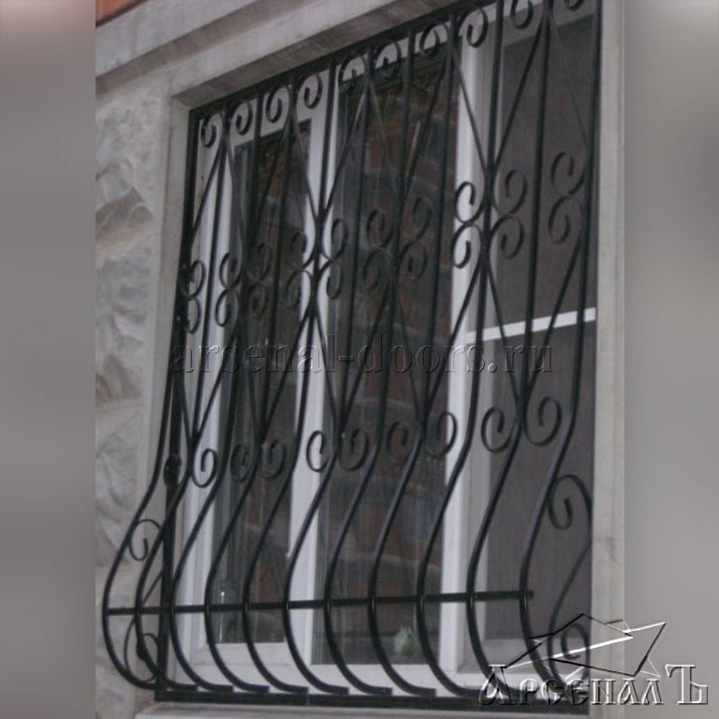Дутые решетки на окна Артикул 00112