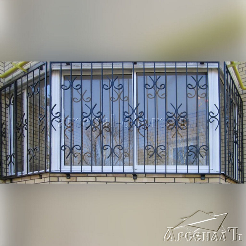 Металлические балконные ограждения